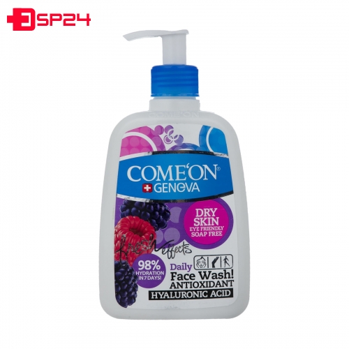 ژل شستشو صورت کامان مخصوص پوست های خشک حجم 500 میلی لیتر