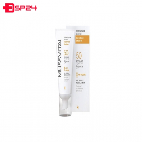 کرم ضد آفتاب موسویتال مدل SPF 50 Facial Fluid Emulsion حجم 50 میلی لیتر