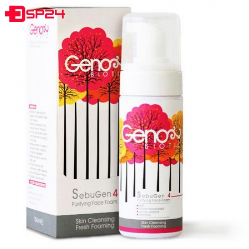 فوم شستشوی صورت ژنوبایوتیک برای پوست های حساس و مستعد آکنه GenoBiotic