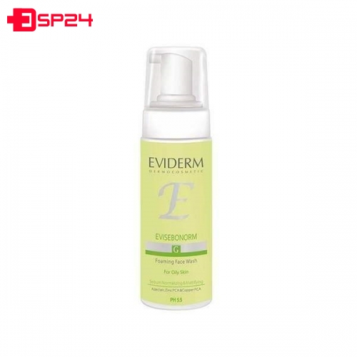 فوم پاک کننده آرایش صورت اویدرم سری Foaming Wash مدل Evisebonorm حجم ۱۵۰ میلی لیتر