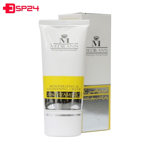 کرم ویتامین C روشن کننده و مرطوب کننده مدیلن ۳۰ میلی لیتر