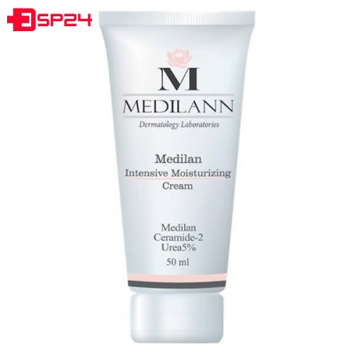 کرم مرطوب کننده مدیلن مناسب پوست خشک حجم 50 میلی لیتر