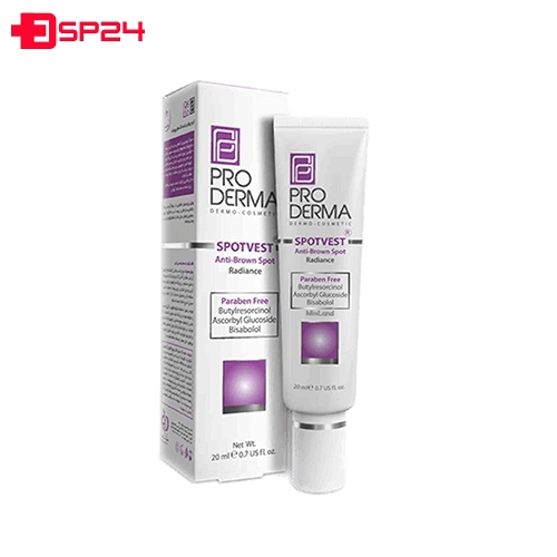 کرم ضد لک پرودرما سری Spotvest مدل Radiance حجم ۲۰ میلی لیتر