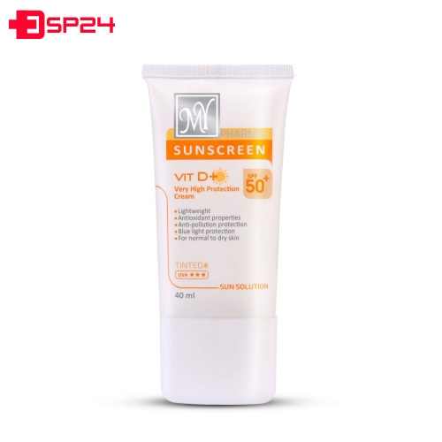 کرم ضد آفتاب رنگی مای فارما SPF50 مناسب انواع پوست حجم 40 میلی لیتر