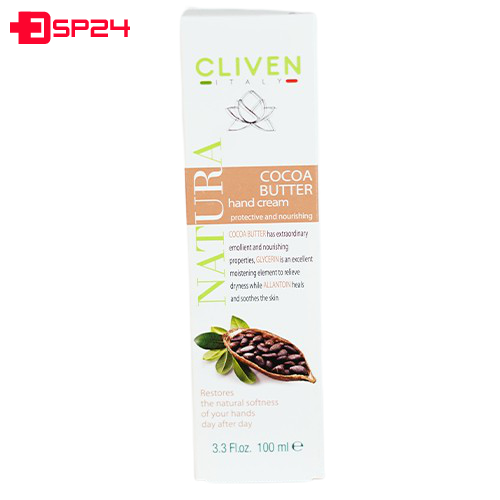 کرم مرطوب کننده دست کلیون مدل Cocoa Butter Hand Cream حجم 100 میلی لیتر