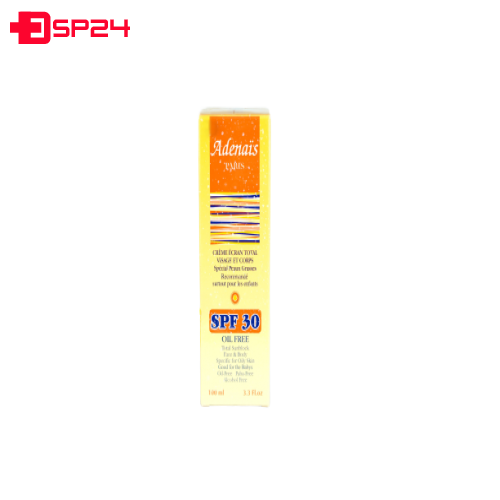 کرم ضد آفتاب فاقد چربی صورت و بدن آدنایس SPF30