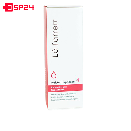 کرم مرطوب کننده دست و صورت لافارر مدل Sensitive حجم 75 میلی لیتر