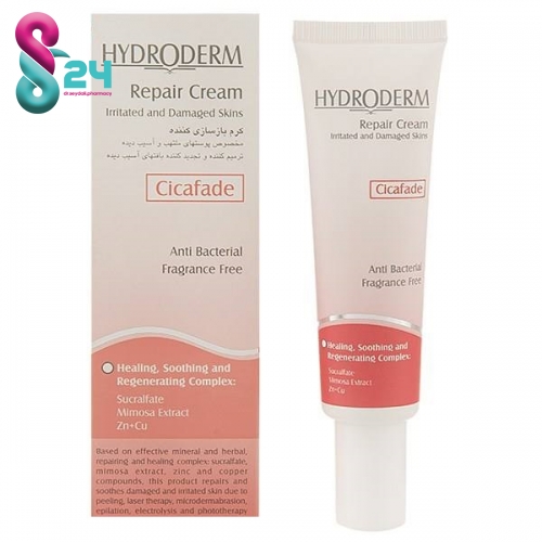 کرم ترمیم کننده و بازسازی کننده سیکالفید هیدرودرم مناسب پوست های تحریک شده و آسیب دیده ۳۰ میلی لیتر