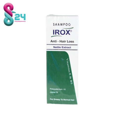 شامپو ضد ریزش عصاره گزنه برای موهای چرب تا معمولی ایروکس 200 گرم