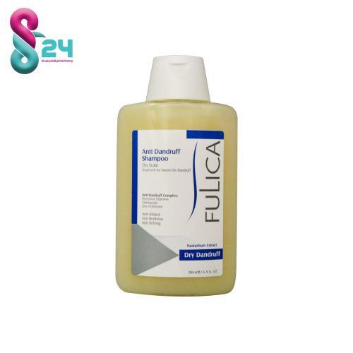 شامپو ضد شوره خشک فولیکا مناسب پوست سر خشک ۲۰۰ میلی لیتر