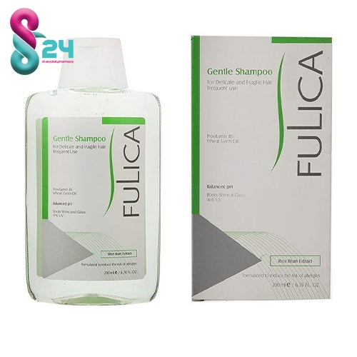 شامپو ملایم فولیکا جهت مصرف روزانه مخصوص موهای حساس و شکننده حجم 200 میلی لیتر