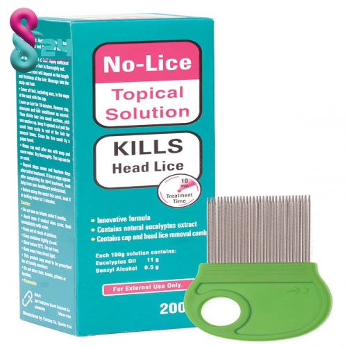 محلول ضد شپش نولایس حجم 200 میلی لیتر