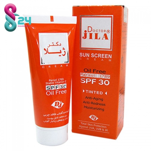 کرم ضد آفتاب رنگی SPF30 فاقد چربی 65 گرمی  ( بژ تیره )