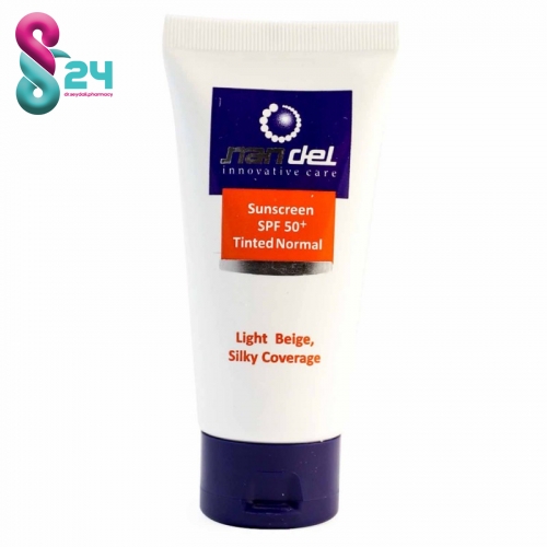 کرم ضد آفتاب بژ روشن ناندل حجم 50 میلی لیتر