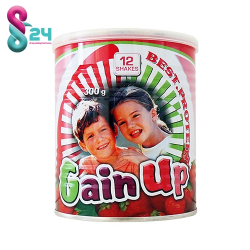 پودر گین آپ با طعم توت فرنگی افزایش وزن کارن 300 گرم