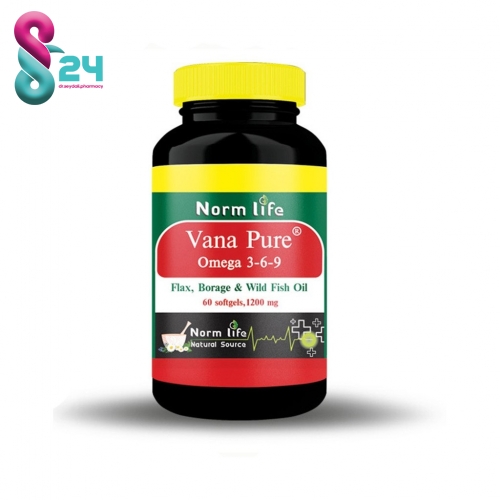 کپسول امگا ۳-۶-۹ وانا پیور نورم لایف ۶۰ عدد