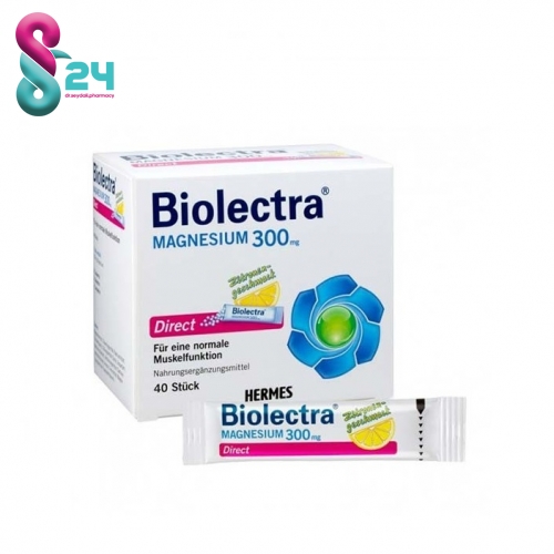 بیولکترا منیزیم دایرکت 300 میلی گرمی 20 ساشه