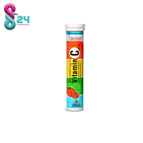 قرص جوشان ویتامین ث  500 میلی گرم هلثی مین