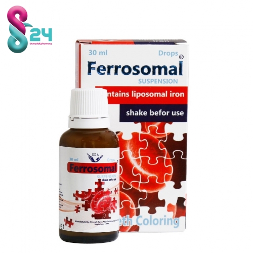 قطره آهن فروزومال 7 میلی گرمی سیمرغ دارو عطار 30 میلی لیتر