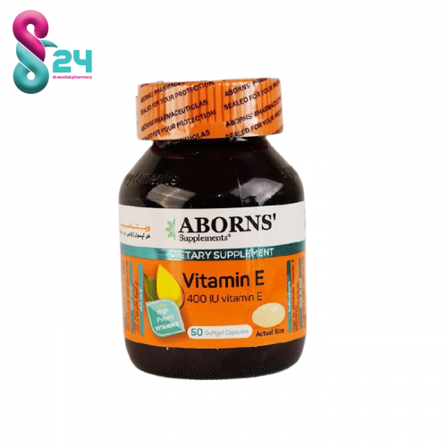 کپسول ژلاتینی ویتامین ای 400  ابورنز 50 عدد