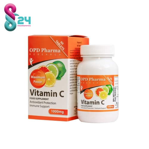 قرص ویتامین ث 1000 میلی گرم ماکسیمم پاور او پی دی فارما  60 عدد