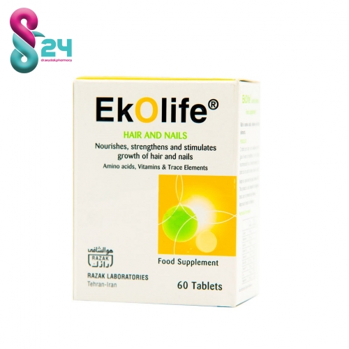قرص اکولایف رازک 60 عدد
