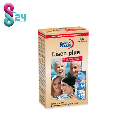 قرص آیزن پلاس یورو ویتال  60 عدد