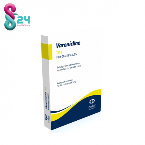 قرص وارنیکلین کوثر 1 میلی گرم 56 عدد