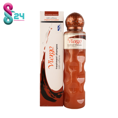 شامپو کافئین ویرگو ضد ریزش و تقویت کننده مو 220 میلی لیتر