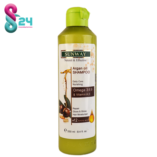 شامپو روزانه حاوی روغن آرگان سان وی 250 میلی لیتر
