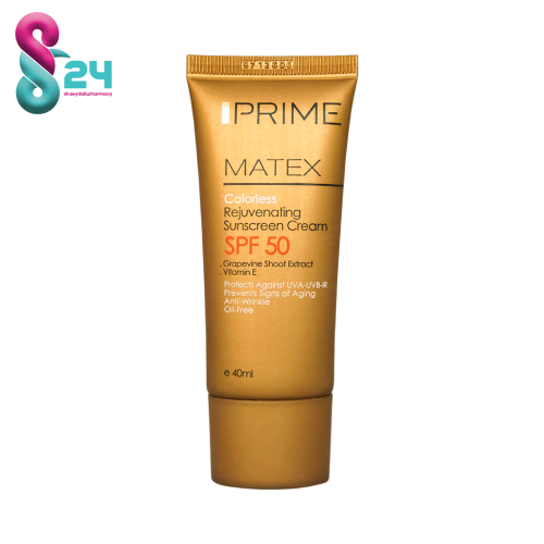 کرم ضد آفتاب جوان کننده پریم SPF50 حجم ۴۰ میلی لیتر