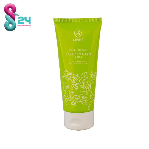 ژل شستشوی صورت لمبر حاوی AHA با خاصیت لایه برداری