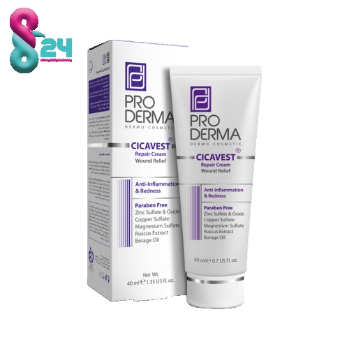 کرم بازسازی کننده پوست سیکا وست پرودرما مناسب انواع پوست ۴۰ میلی لیتر
