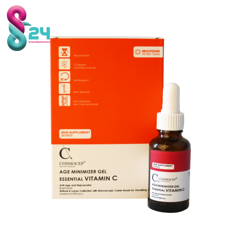 ژل مرطوب کننده  پوست ویتامین سی کازموسپ 30 میلی لیتر