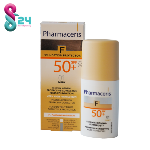 کرم پودرضدآفتاب مایع شماره 01 همراه با +SPF50 فارماسریز