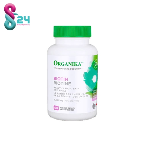 بیوتین ارگانیکا 10000 میکروگرم 60 عددی
