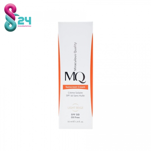 کرم ضد آفتاب فاقد چربی SPF 50 ام کیو 55 میلی لیتر