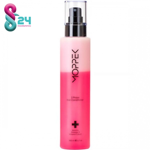 سرم موی دو فاز صورتی موپک مناسب موهای خشک 200 میلی لیتر