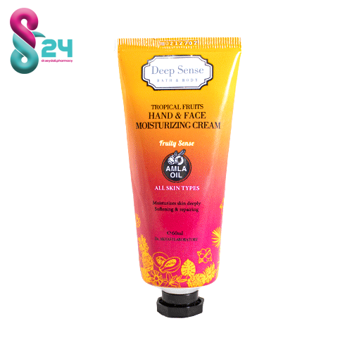 کرم مرطوب کننده دست و صورت تروپیکال دیپ سنس حجم 60 میلی لیتر