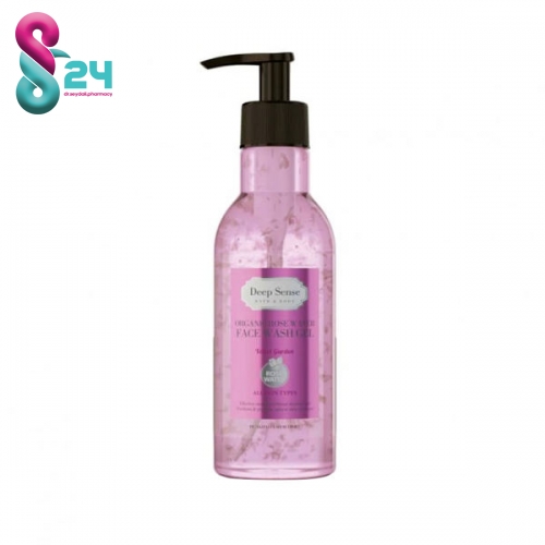 ژل شستشوی گلاب دیپ سنس مخصوص انواع پوست 250 میلی لیتر