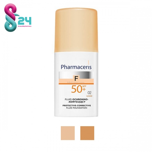 کرم پودر مایع فارماسریز F همراه با ضد آفتاب SPF50 شماره 2