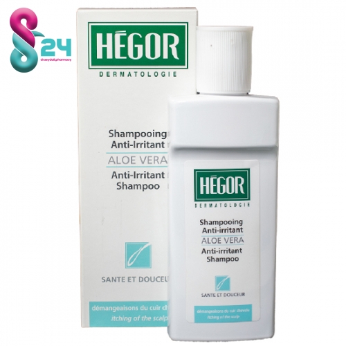 شامپو تسکین دهنده و ضد خارش آلوئه ورا هگور ۱۵۰ میلی لیتر ( Hegor Aloe Vera Anti irritant Shampoo 150 ml )