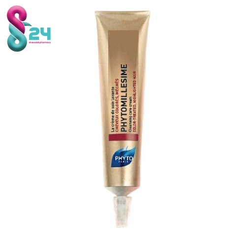 کرم پاک کننده رنگ مو فیتو مدل MIllesime cc حجم 75 میلی لیتر ( Phytomillesime Cleansing Care Cream )