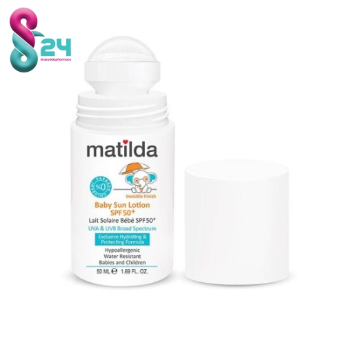 لوسیون ضدافتاب کودک ماتیلدا ( matilda baby sun lotion spf 50   )