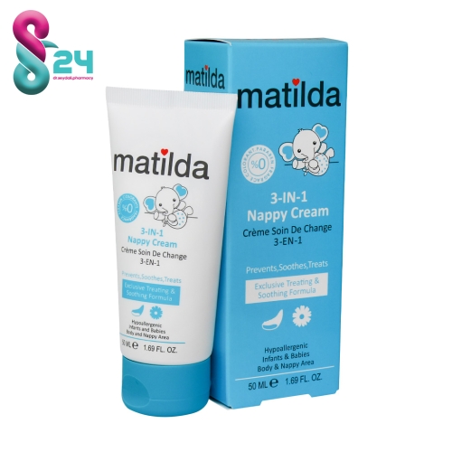 کرم محافظ پای کودک 3 در 1 (MATILDA 3-IN-1 NAPPY CREAM )