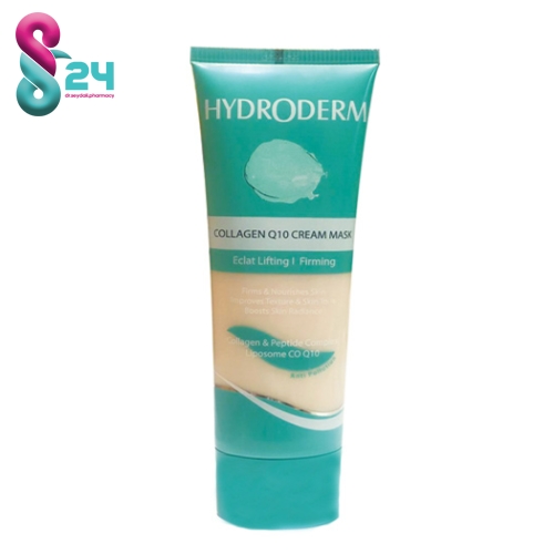 ماسک کرمی ضد چروک و سفت کننده پوست حاوی لیپوزوم کوانزیم Q10و کلاژن ( hydroderm collagen Q10 cream mask)