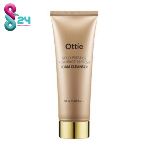 فوم پاک کننده و جوانساز گلد پرستیژ اوتی (ottie gold prestige resilience refresh foam cleanser)