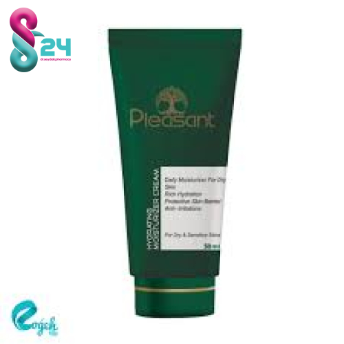 کرم مرطوب کننده صورت پلزنت مناسب پوست خشک و حساس 50 میلی