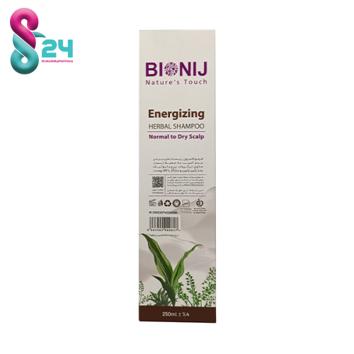 شامپو گیاهی موی خشک و شکننده بیونیج