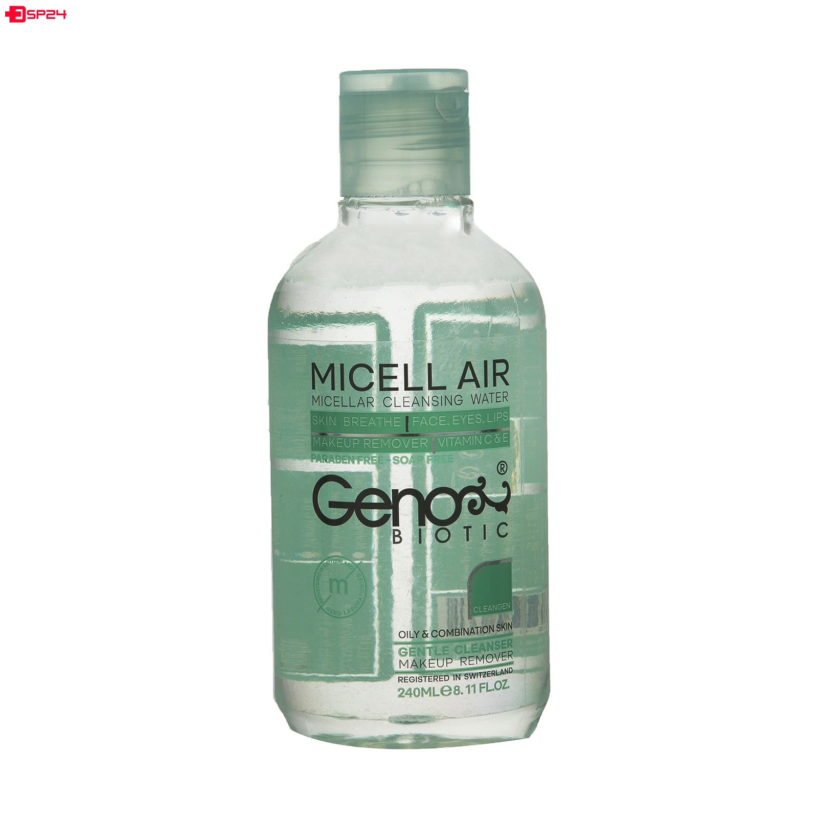 محلول پاک کننده آرایش صورت ژنوبایوتیک مدل SD05 240 میلی لیتر